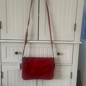 Coach red nylon Crossbody Bag - new with tags